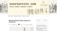 Desktop Screenshot of courtartist.com